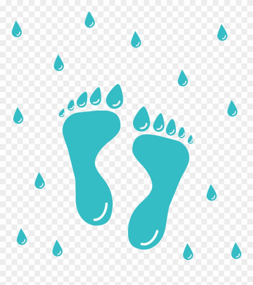 Feet Can Produce A Pint Of Sweat A Day Clipart