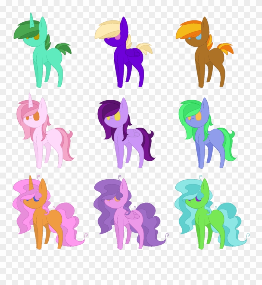 My Little Pony Adoptables 3 [open] By Oreo-ponies - Pony Clipart