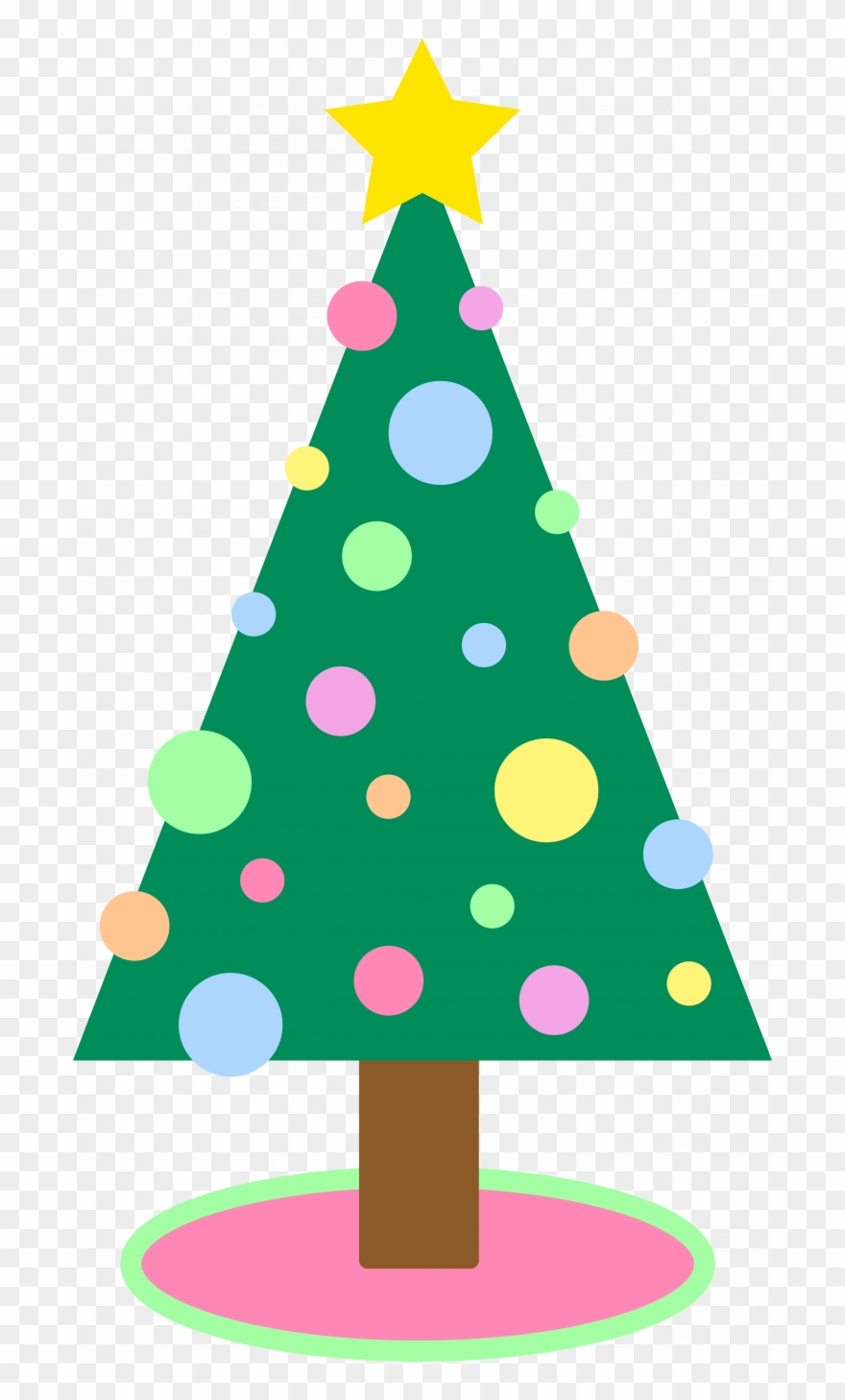 Clipartchristmas Medium Size Of Christmas Tree - Cute Christmas Tree Cartoon - Png Download