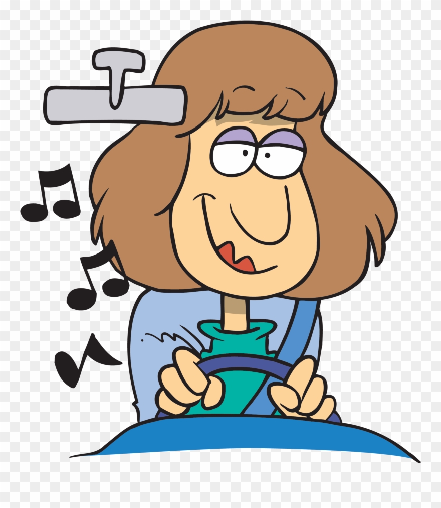 Drive To Work Cartoon Clipart