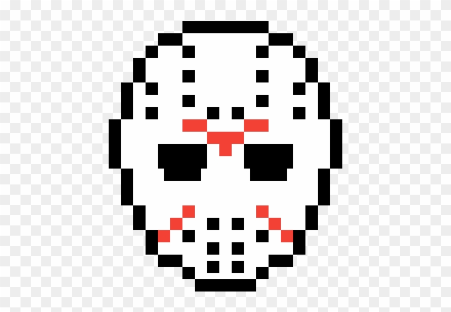 Jason Mask - Jason Mask Pixel Art Clipart