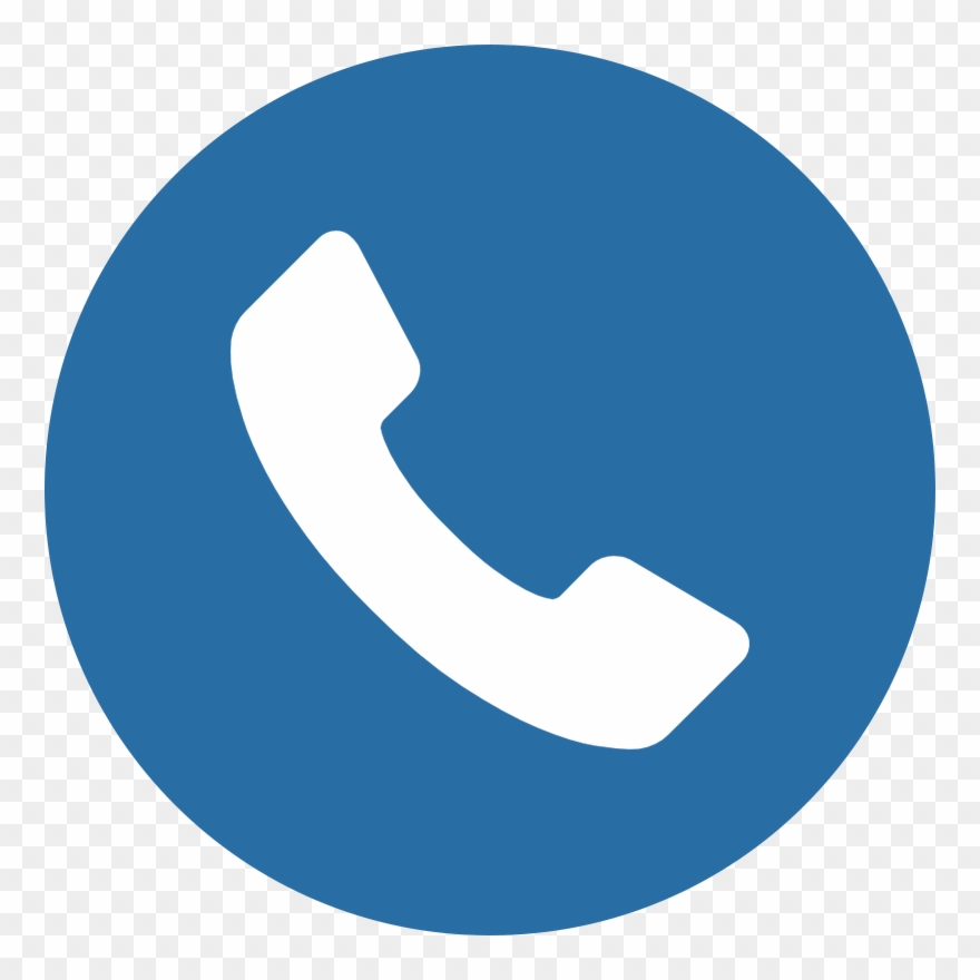 215 - 343 - - Phone Icon Blue Png Clipart