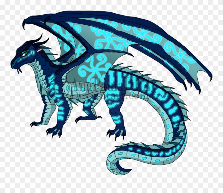 Tsunami The Seawing Princess By Anapauladbz-d9dlmy3 - Seawing Dragon Wings Of Fire Clipart