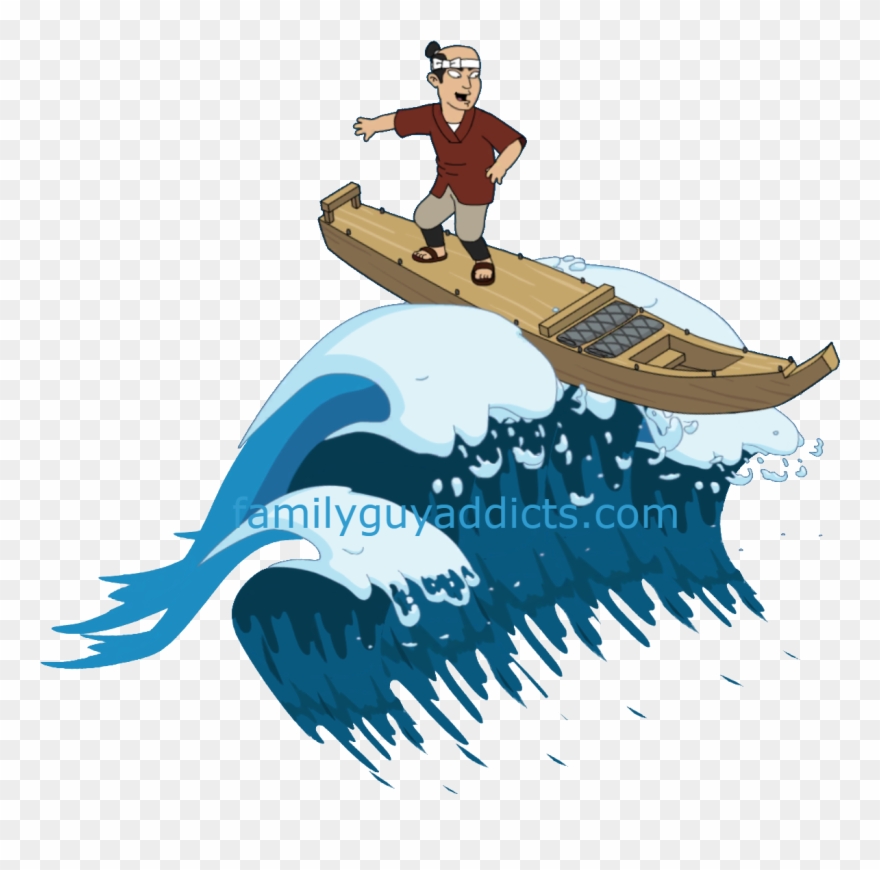 Surging-tsunami - Illustration Clipart