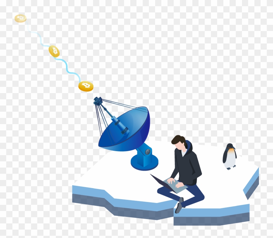 Satellite - Bitcoin Clipart