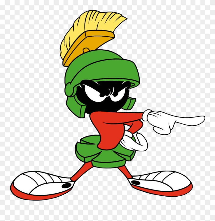 Cartoon Marvinthemartian Marvin Looneytunes Martian - Marvin The Martian Japon Clipart