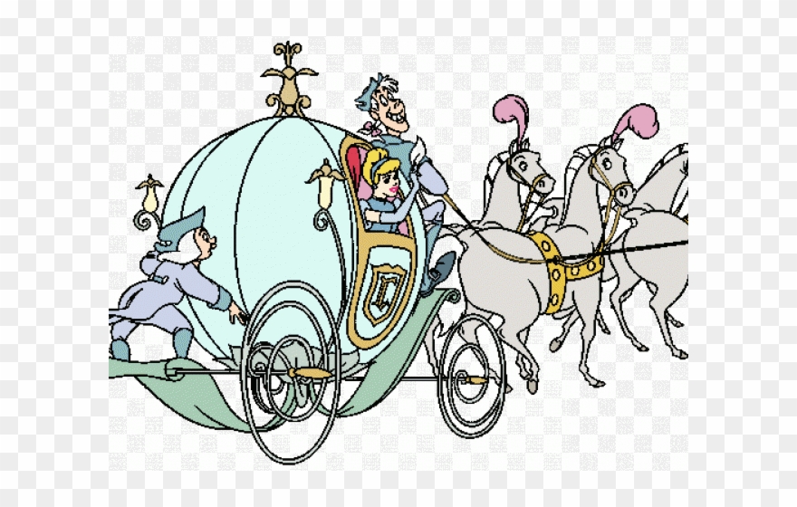 Cinderella Clipart Chariot - Cinderella Pumpkin Carriage Cartoon - Png Download