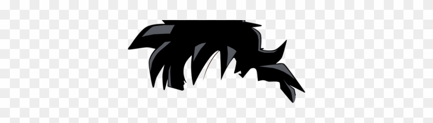 Dark Hair Clipart Spiked Hair - Dragon Ball Z Hair Png Transparent Png