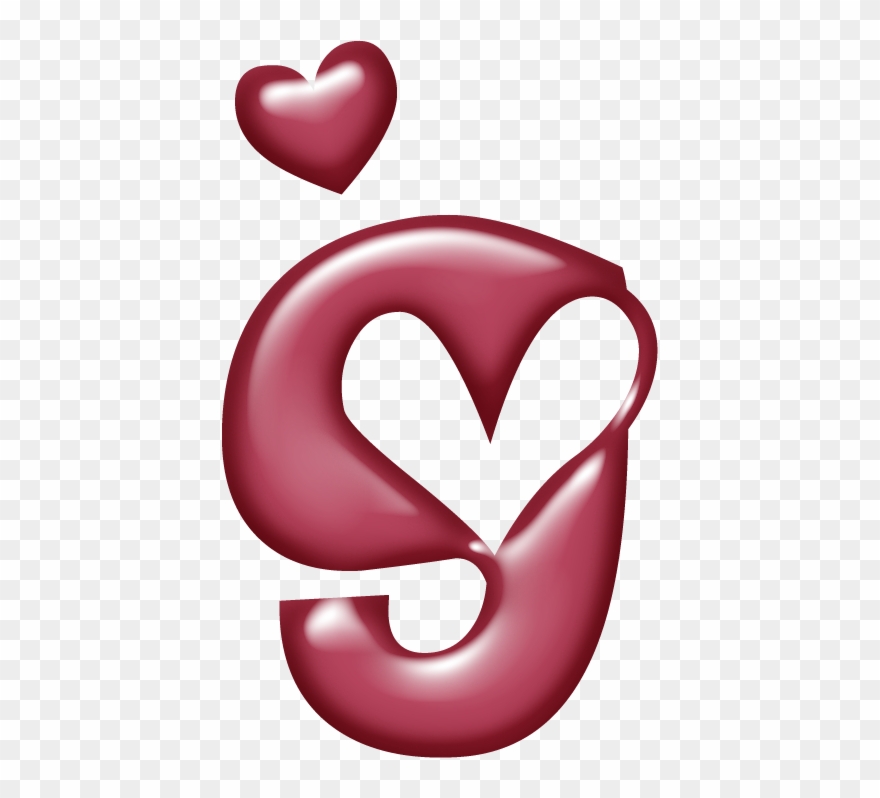 Alfabeto Muy Grande Con Corazones - Letras Con Forma De Corazones Clipart