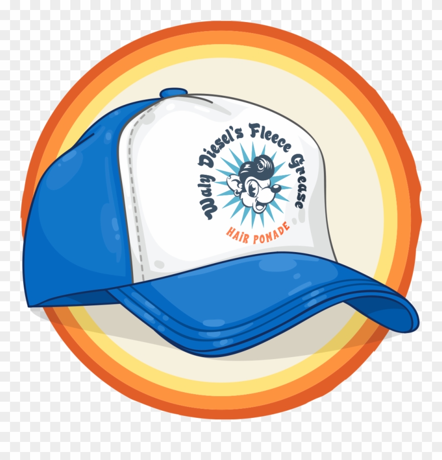 Waly Diesel Trucker Cap Clipart