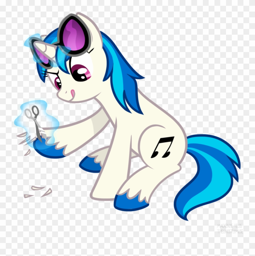 Ghostlymuse, Bigender, Colored Hooves, Dj Pon-3, Female, - Cartoon Clipart