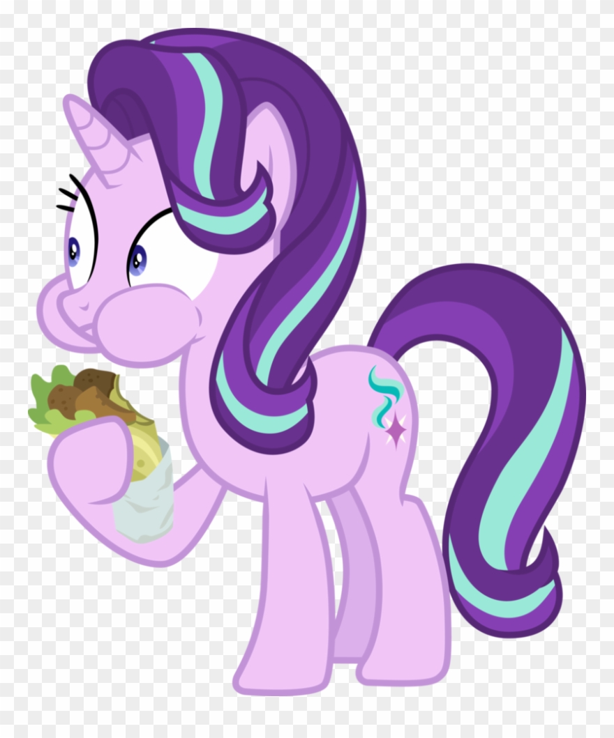 Starlight Glimmer Eating By Cloudyglow - Starlight Glimmer Pinkie Pie Clipart