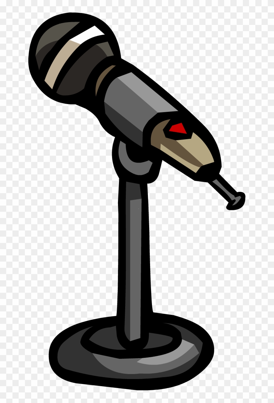 Microphone - Club Penguin Microphone Clipart