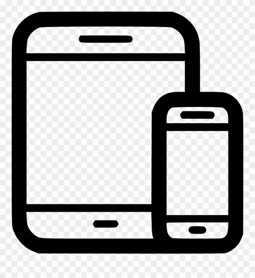 Iphone Svg Stencil Transparent Library - Iphone Clipart