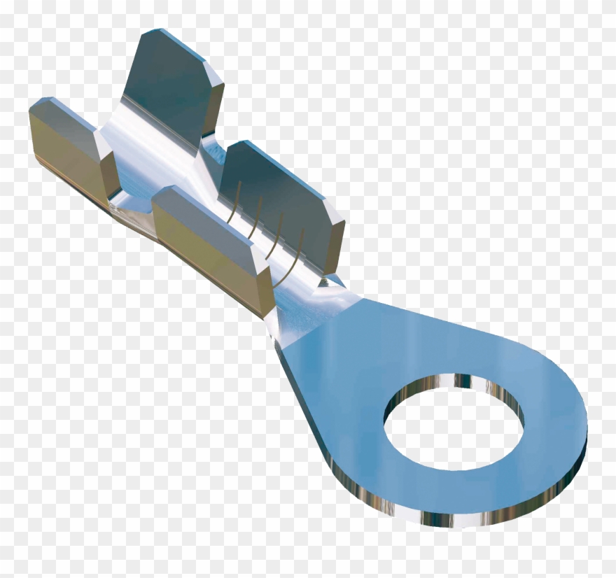 Ring Terminal Hole Ø2 - Hole Terminal Clipart