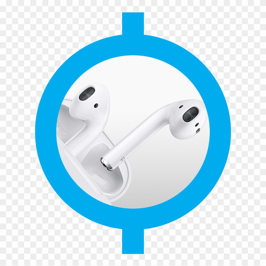 Apple Airpods 2017 Wireless Bluetooth Earbuds - Wireless Clipart