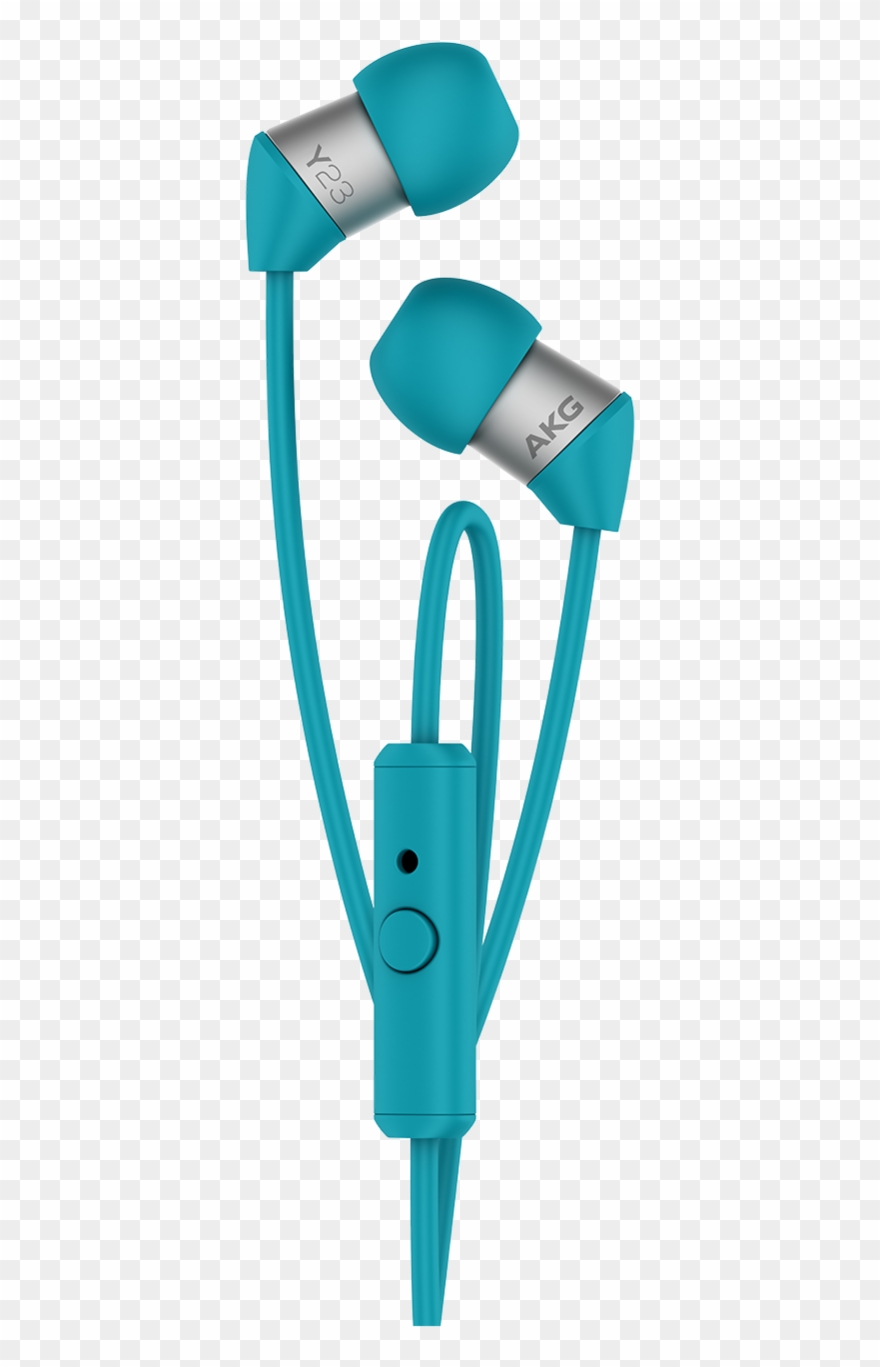 The Smallest In-ear Headphones With Universal Remote - Akg Y23u Red Clipart