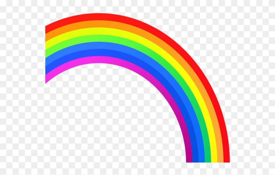 Rainbow Clipart Picture - Rainbow Clipart Transparent Background - Png Download