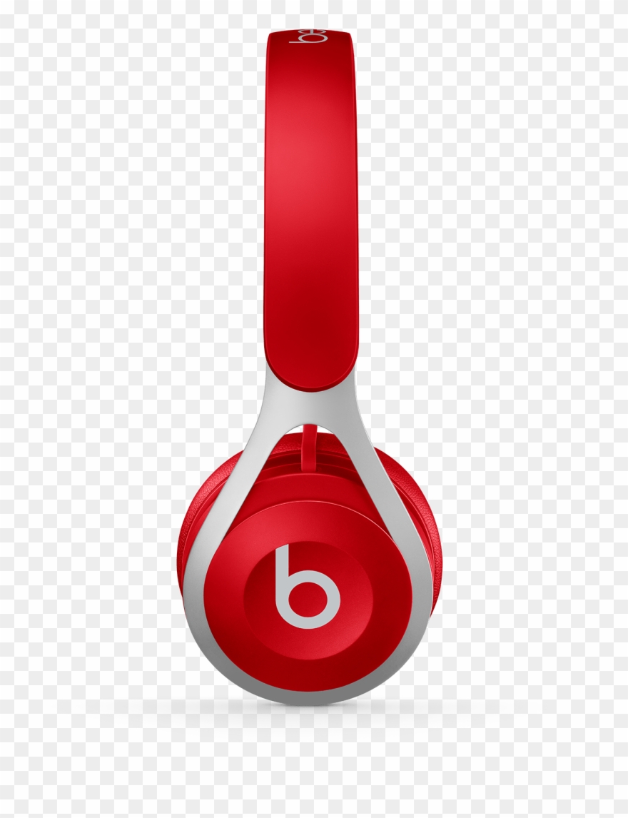 Beats Clipart Matte Pink - Red Beats Ep Headphones - Png Download