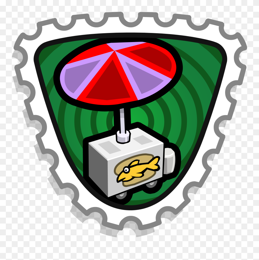 Club Penguin Rewritten Dj Maxx Stamp Clipart