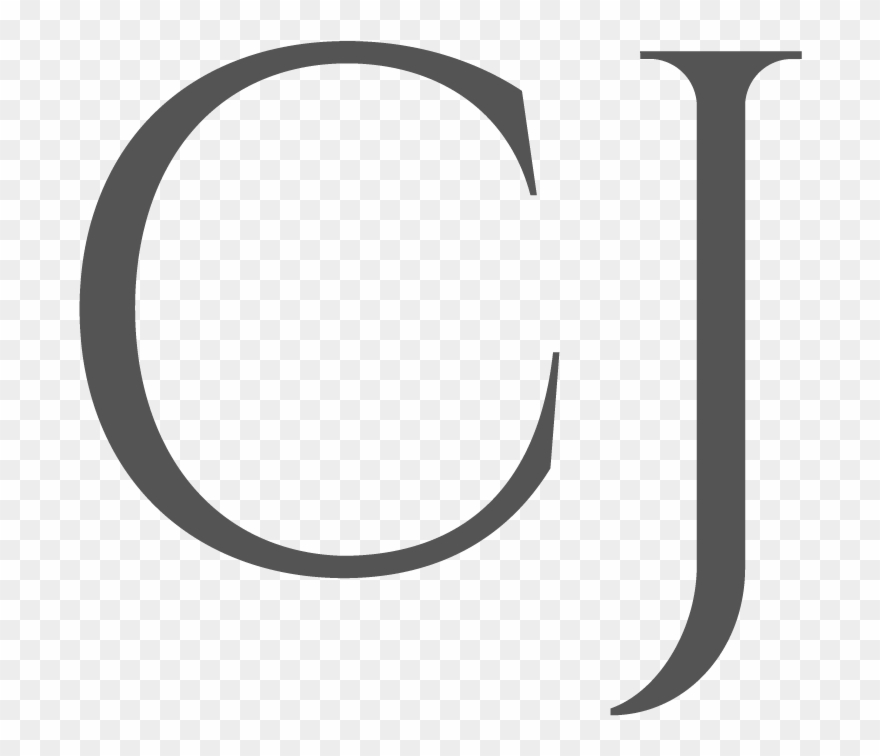 Cj Initials 2018 - Circle Clipart