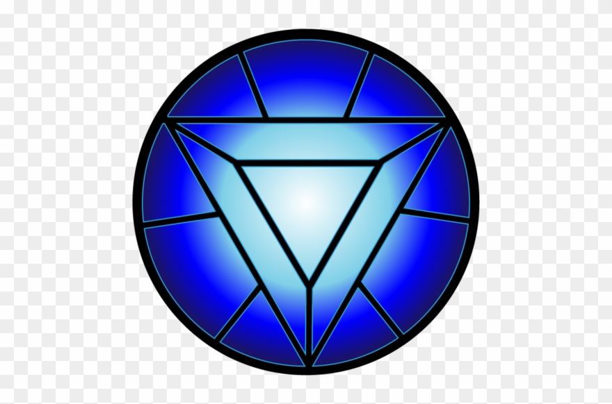Clipart Info - Captain America Shield Iron Man Arc Reactor - Png Download