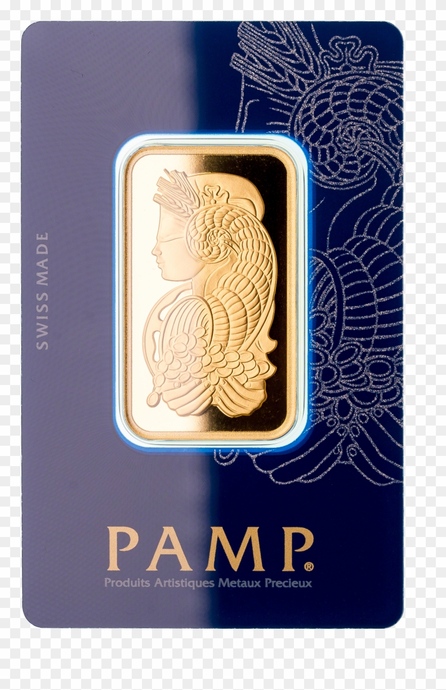 1 Gram Pamp Gold Bar Clipart
