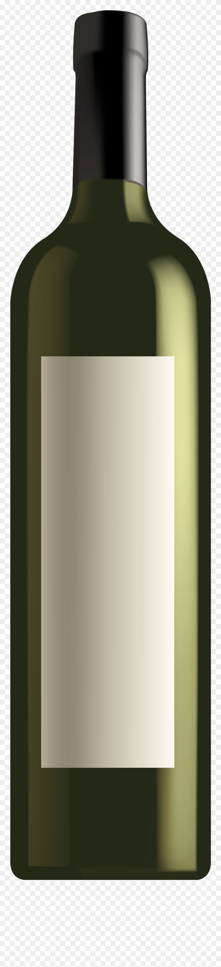 Wine Bottle Gallery For Black And White Wine Clip Art - Green Wine Bottle Png Transparent Png