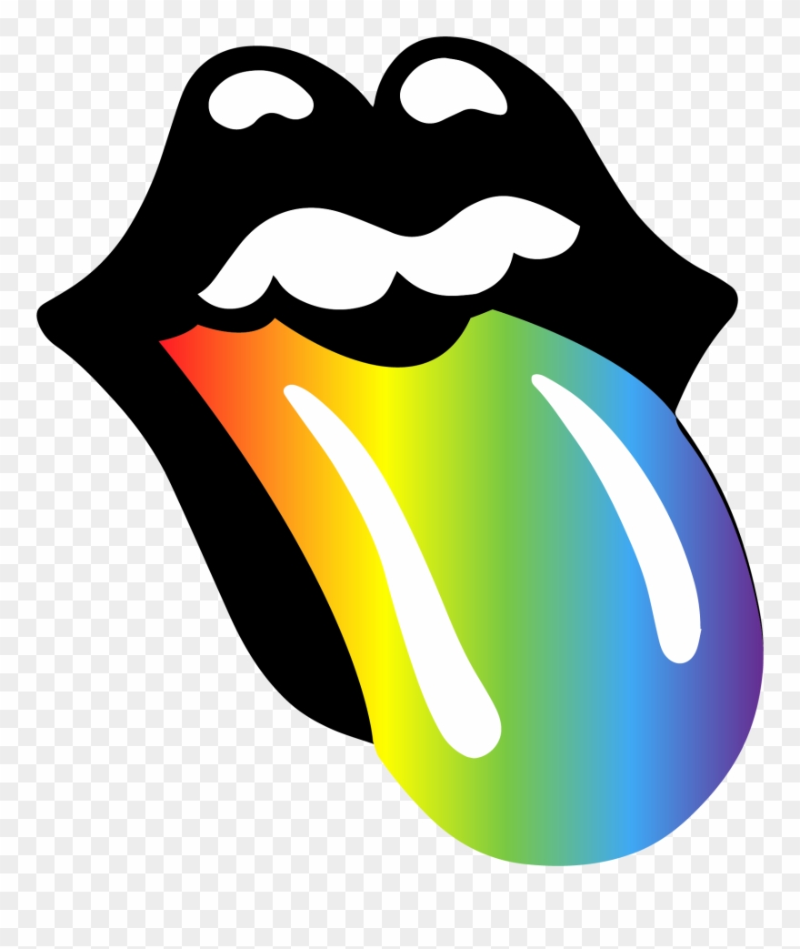 Tongue Clip Low Banner Free Library - Rolling Stones Logo Png Transparent Png