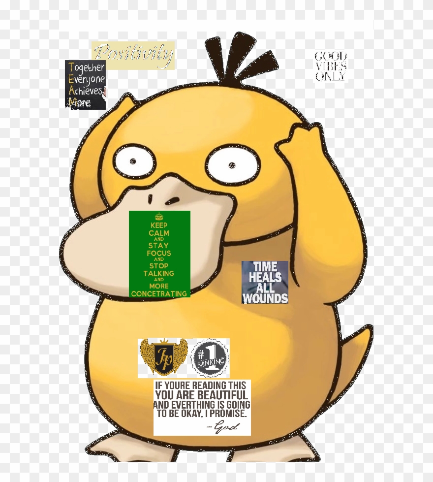 4 Jun - Confused Psyduck Meme Clipart