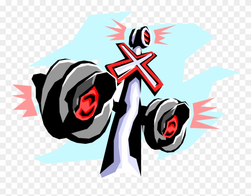 Vector Illustration Of Railway Level Crossing Intersection - Garden Roses Clipart