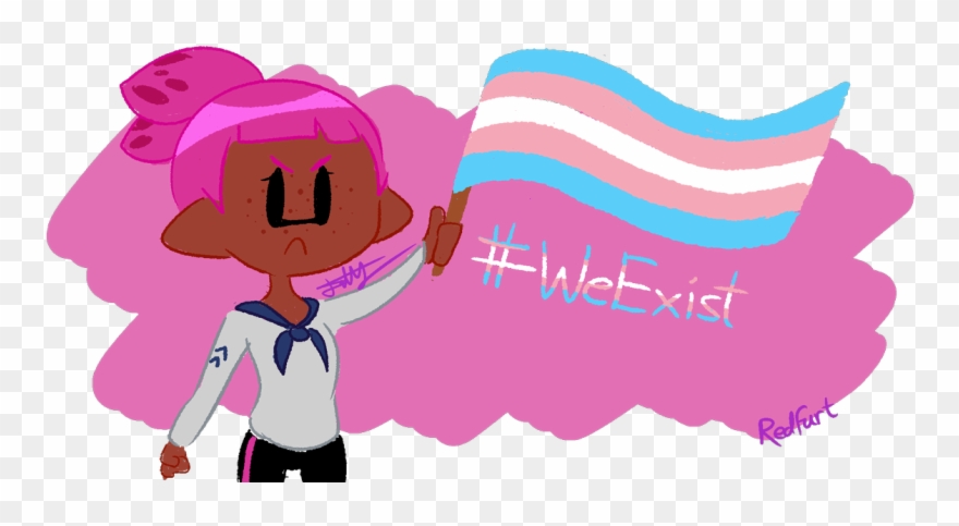While I Am Not Trans Myself, I Do Wholeheartedly Support - Cartoon Clipart