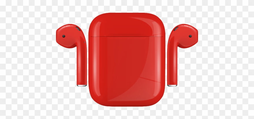 Apple Airpods Painted Special Edition, Ferrari, Gloss - سماعات ابل لون وردي Clipart