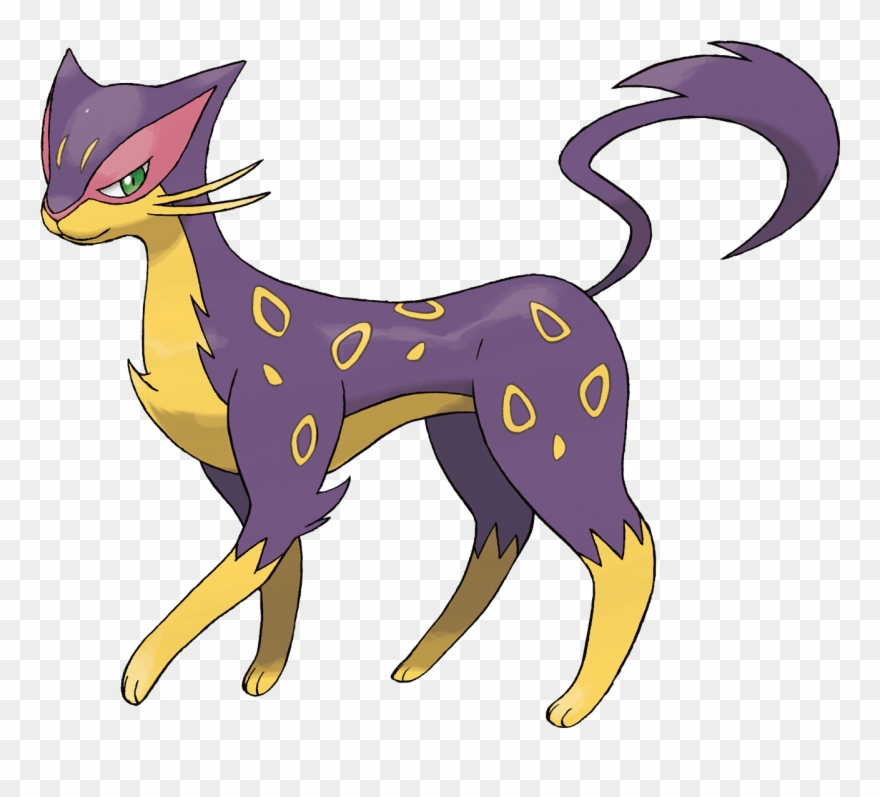 510liepard - Liepard Pokemon Clipart