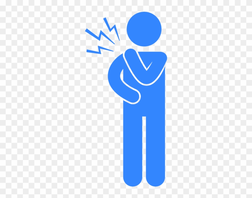 Stick Figure Back Pain Clipart