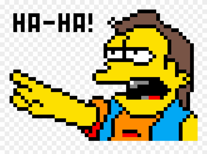 Nelson From The Simpsons - Nelson Muntz Pixel Art Clipart