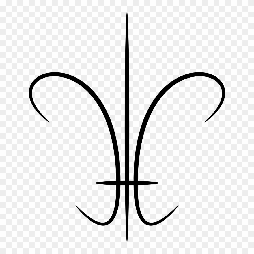 All Photo Png Clipart - Fleur De Lis Sketch Transparent Png