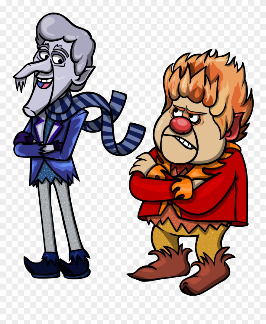 Png Transparent Download Snow Miser And Custom By Cosmictangent - Heat Miser Snow Miser Cartoon Clipart