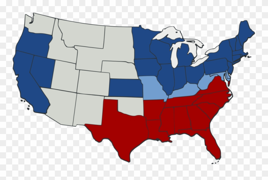 Union American Civil War Wikipedia And Map Us During - Us Civil War Map Clipart