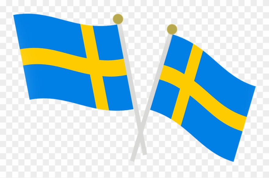 Pennant Banner Cliparts - Swedish Flag Pole Png Transparent Png