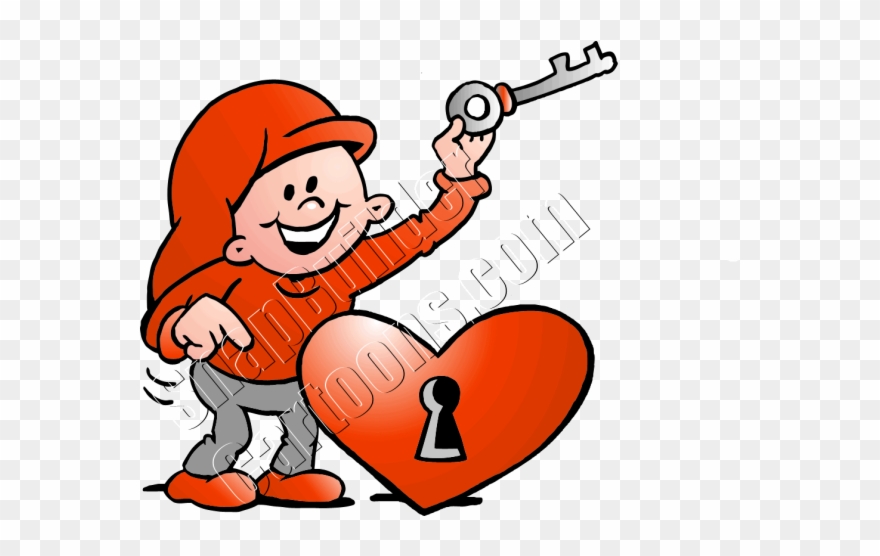 Elf With A Key Clipart