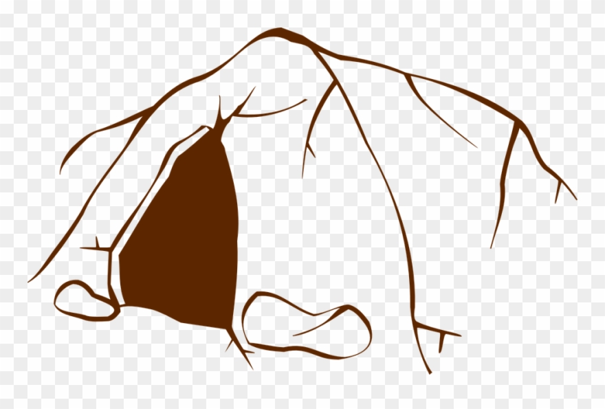 Mountain Line Vector 14, Buy Clip Art - Easy To Draw Cave - Png Download
