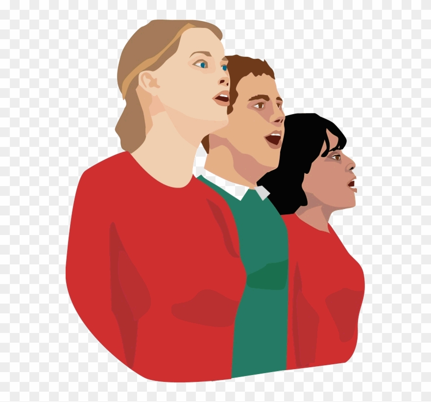 Christmas Youth Choir Youth Choir Clipart - Perhimpunan Clip Art - Png Download