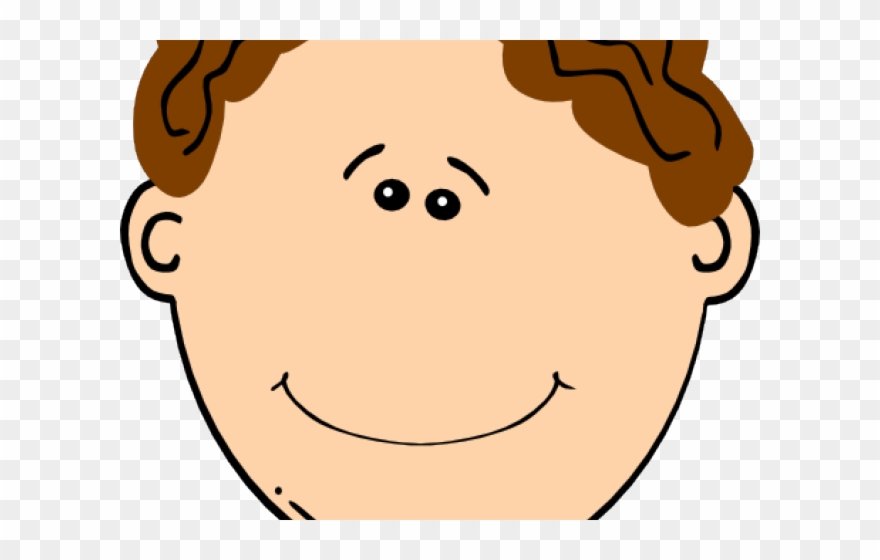 Dark Hair Clipart Transparent - Cartoon Wavy Hair For Boy - Png Download