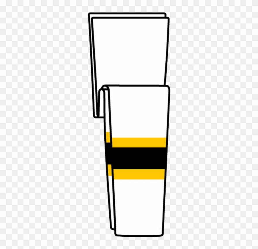 Knit Retro Nhl Pattern Socks - Ice Hockey Clipart