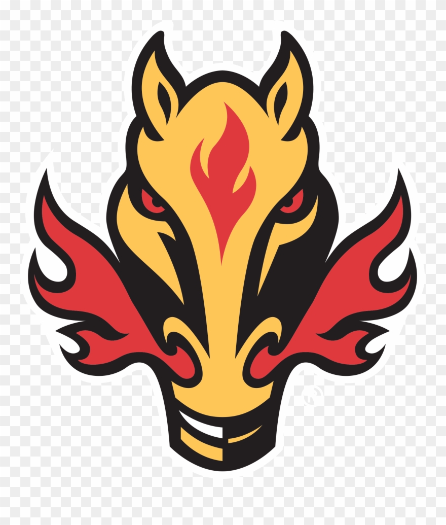Designs And Alternative Logos - Calgary Flames Horse Logo Clipart