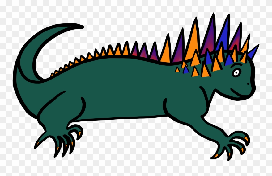 Meet Benjamin, The Marine Iguana Member Of The Endangered - Marine Iguana Clipart