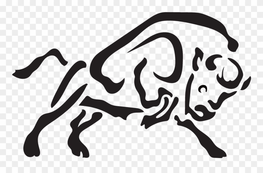 Water Bison - Bison Symbol Clipart