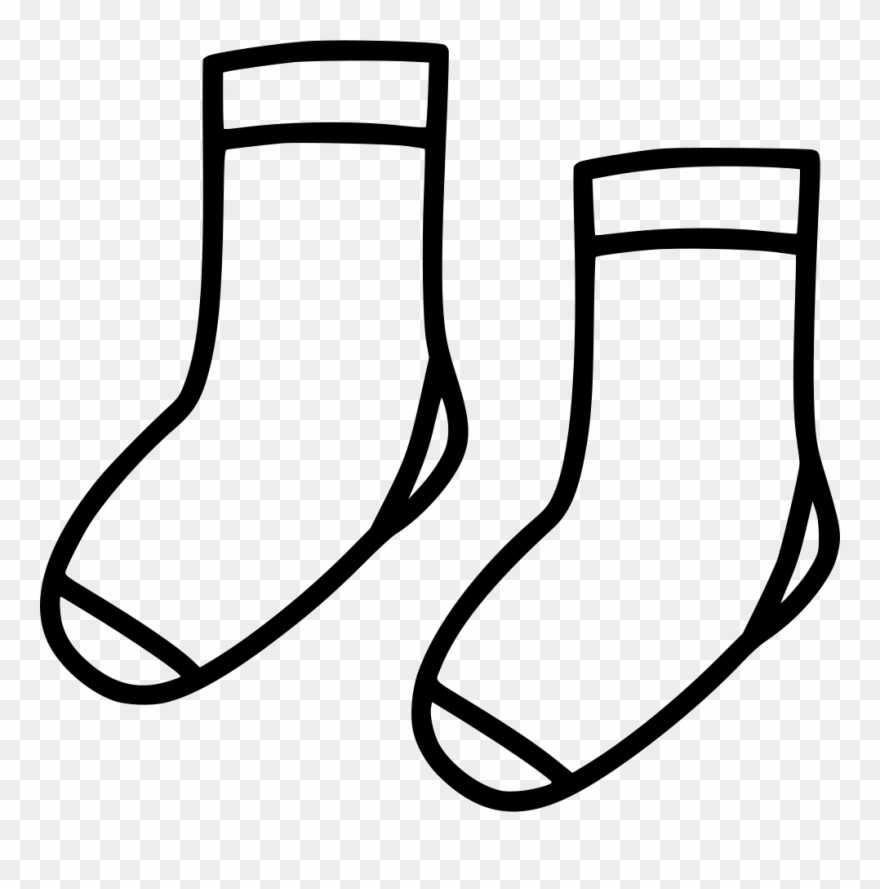 Baby Socks Comments - Icon Clipart