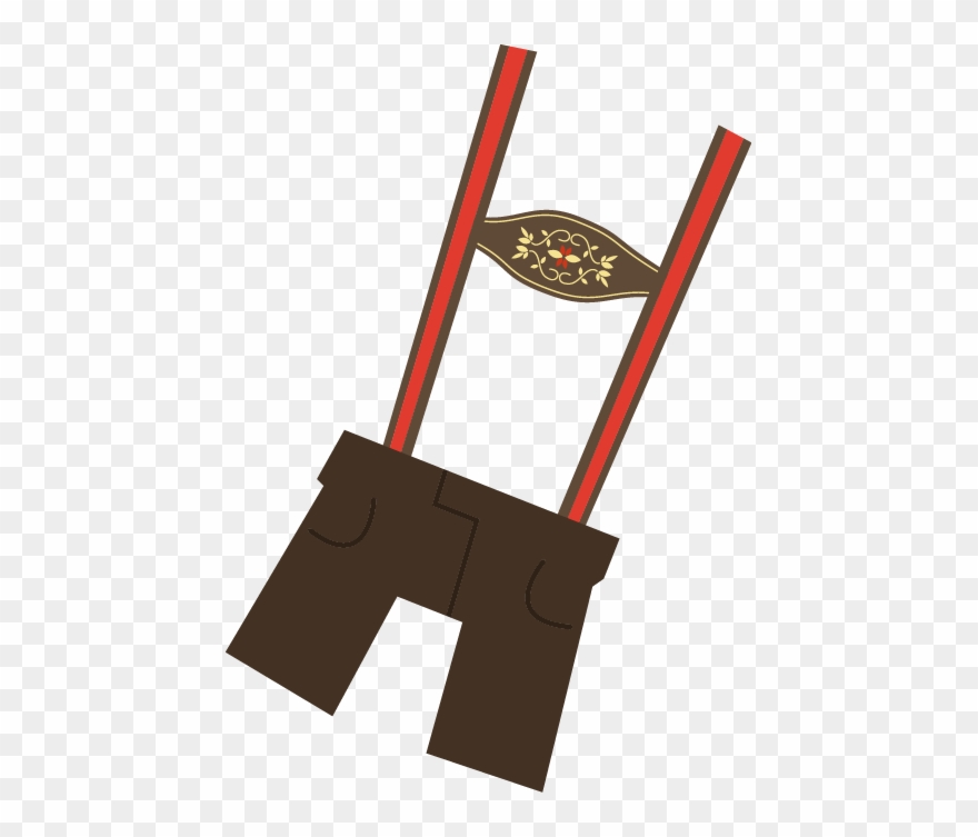 #deutsch #german >> Die Lederhose << - Oktoberfest Invitation Clipart